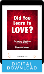 Did you Learn to Love? (Digital Download) by Bonnie Jones; Code: 3658D