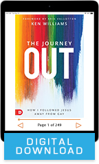 The Journey Out: How I followed Jesus Away From Gay (Digital Download) by Ken Williams; Code: 3667D