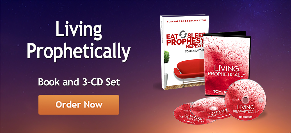 Eat, Sleep, Prophesy, Repeat & Living Prophetically (Book & 3-CD/Audio Series) by Tomi Arayomi