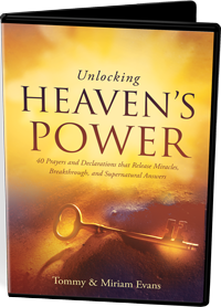 Unlocking Heaven’s Power (3-CD/Audio Series) by Tommy & Miriam Evans; Code: 3748