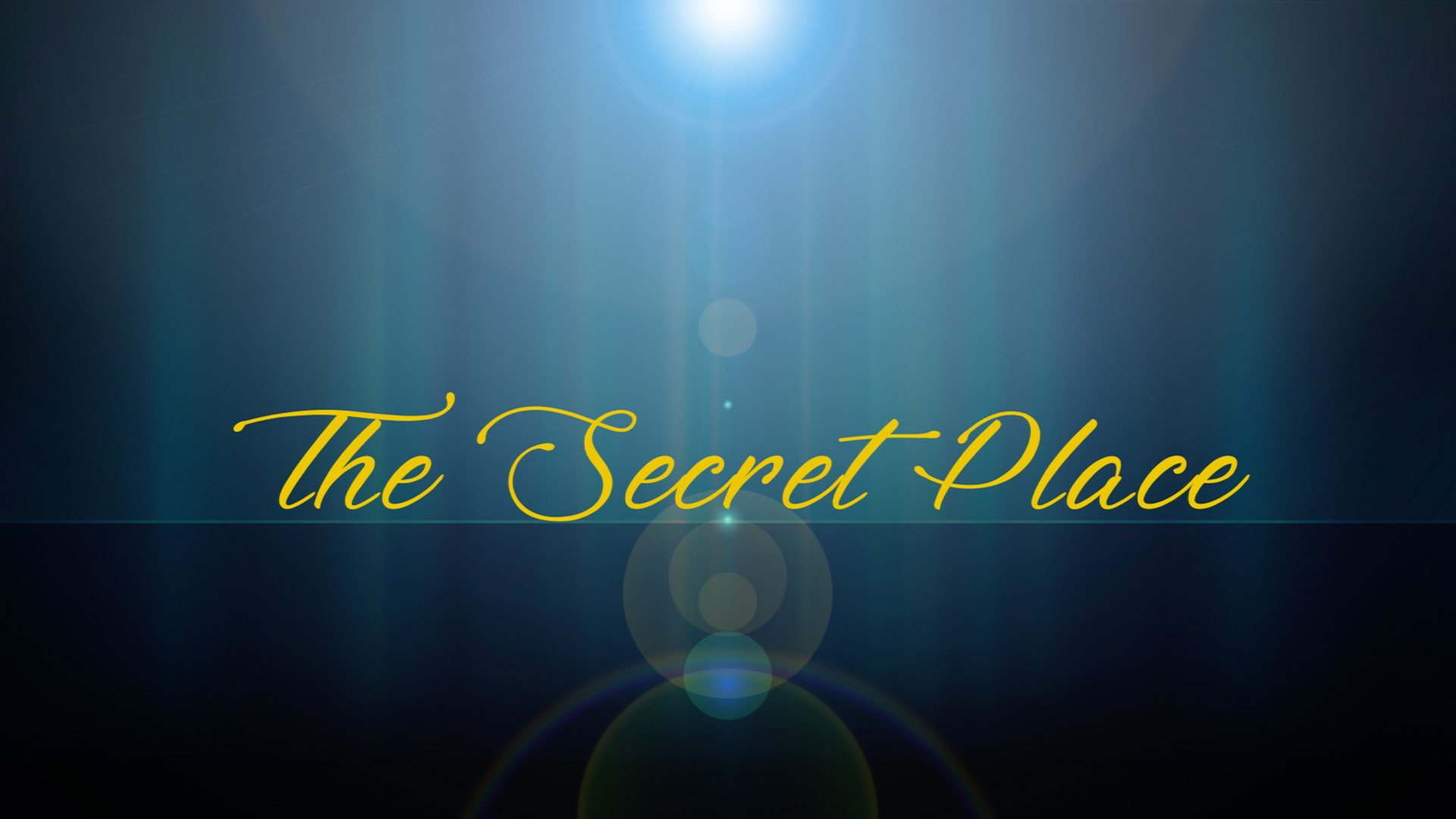 The Secret Place with Kevin Zadai