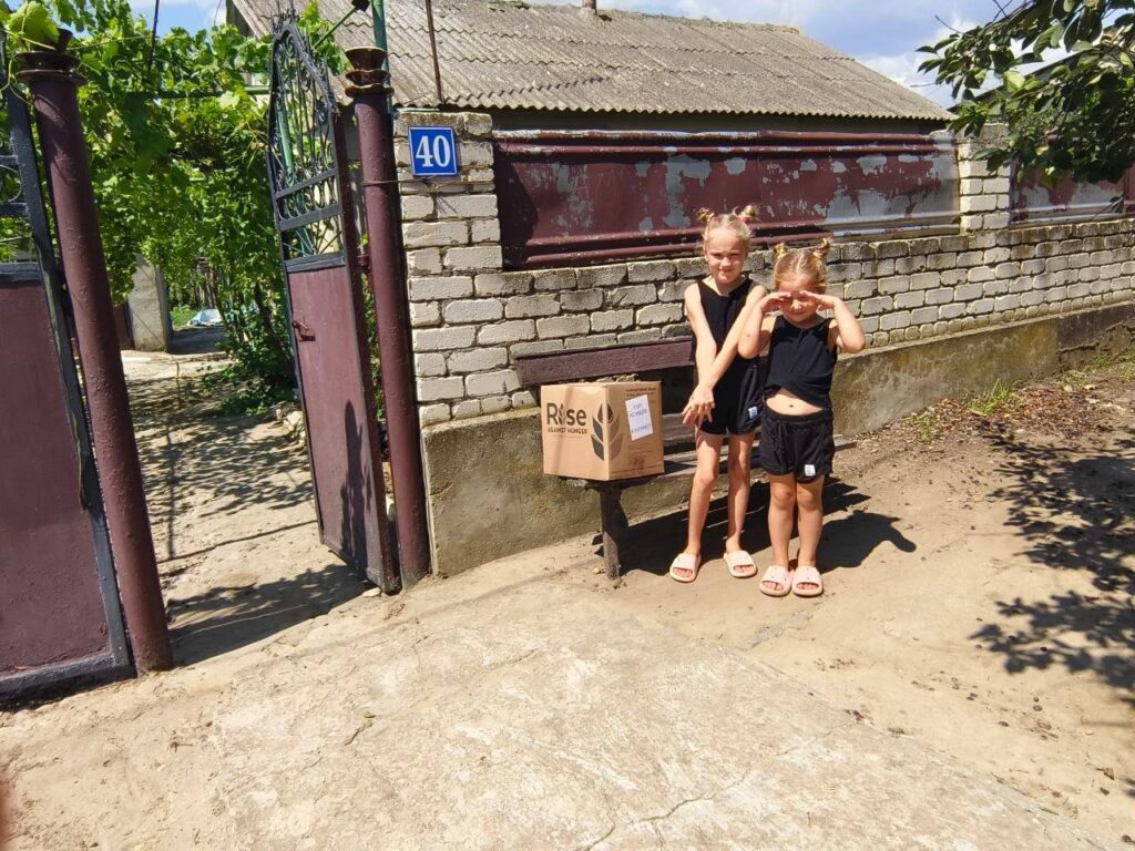 Two girls in the street.